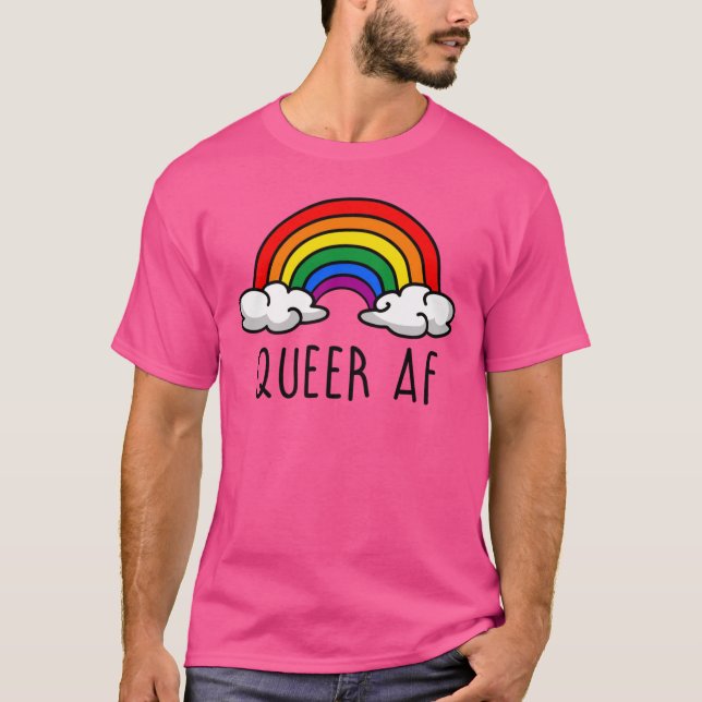 QUEER AF T-Shirt (Vorderseite)