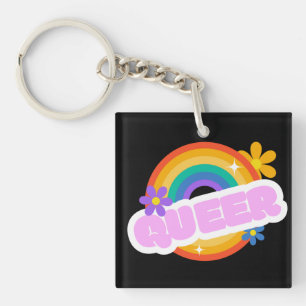 Queer. LGBT+Pride. Schlüsselanhänger