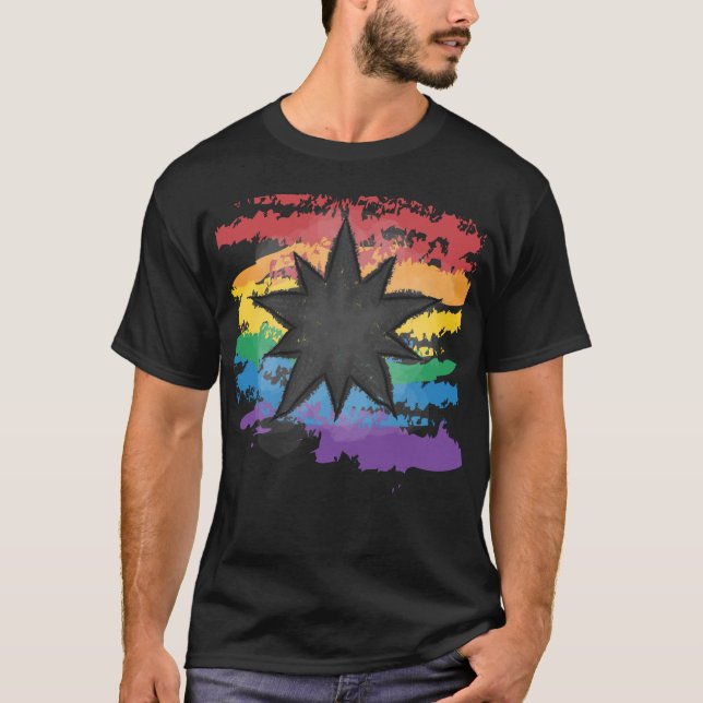Queer Stolz - Ansteorra T-Shirt (Vorderseite)