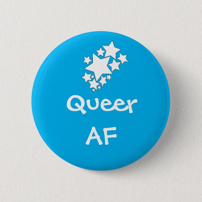 Queer Stolz Button (Vorderseite)