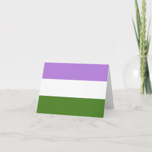 Queere Pride-Flagge Karte