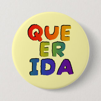 Queerida - Queer und geliebt Button