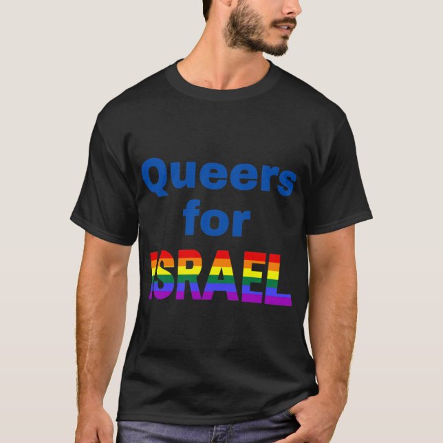 Queers für Israel Mädchen T-Shirt (Vorderseite)