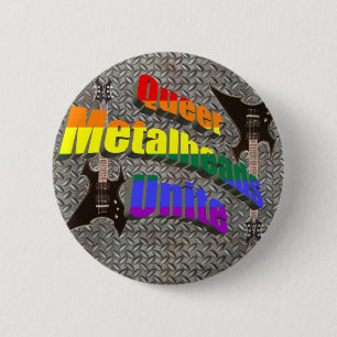 Quees Metalheads vereinigen Button