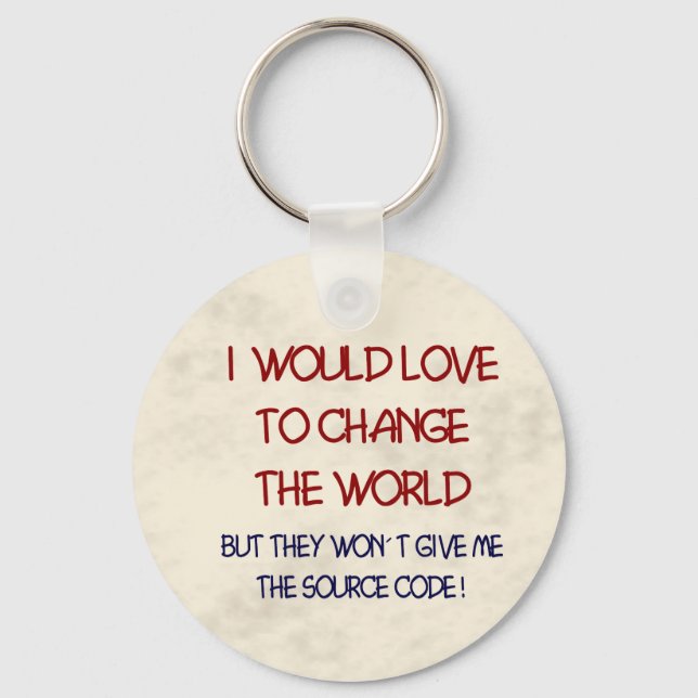 Quellcode Schlüsselanhänger (Vorderseite)