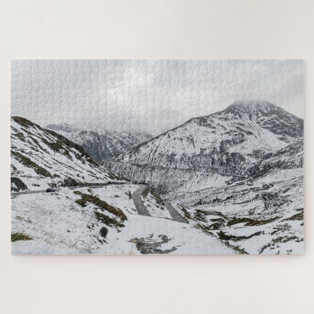 Quelle des Rheins.  Puzzle (Horizontal)