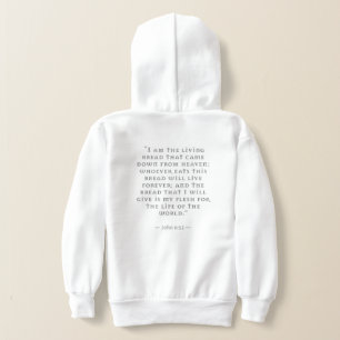 Quelle und Gipfel: Zitat des Heiligen Eucharisten  Hoodie