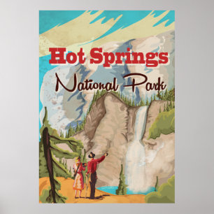 Quellen-Nationalparkreiseplakat Poster