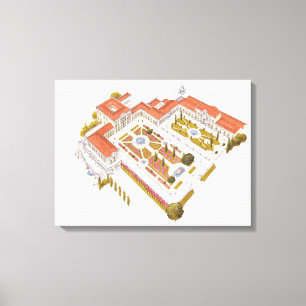 Queluz National Palace. Lissabon Portugal Leinwanddruck