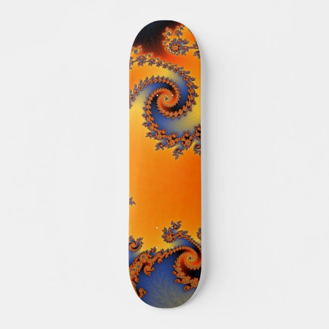 Quenched Double Spiral Skateboard (Vorne)