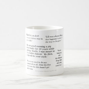 Quentin klare Zitat-Geschenk-Tasse Kaffeetasse