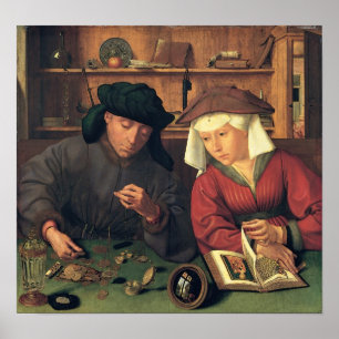 Quentin Massys - Die Geldverleiher Poster