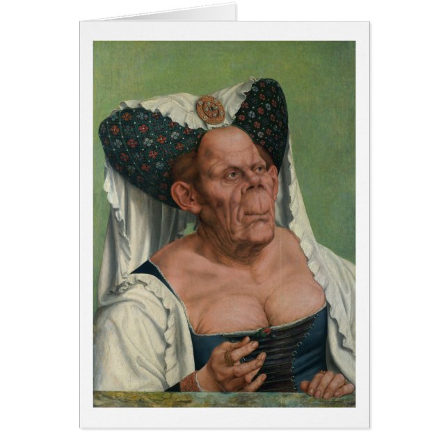 Quentin Massys - eine groteske alte Frau, 1515 (Vorne)