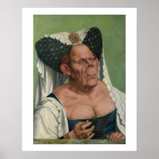Quentin Massys, The Ugly Duchess, ca. Poster