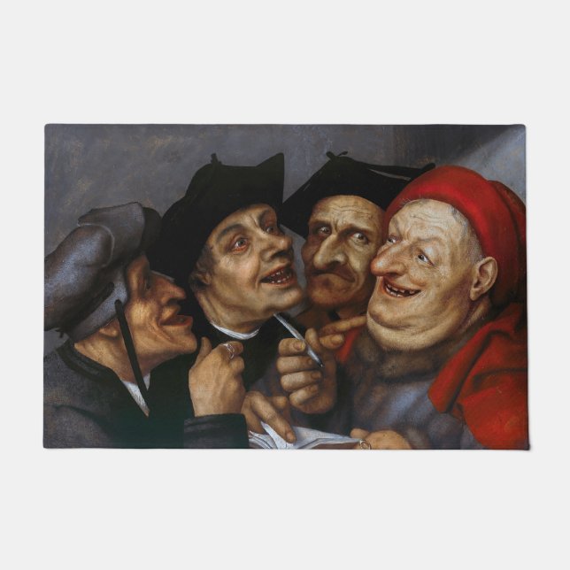 Quentin Matsys - Der Kaufvertrag Fußmatte (Vorderseite)