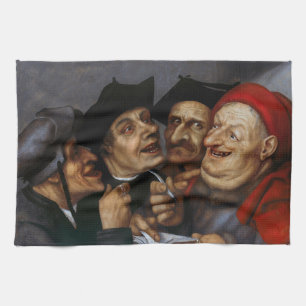 Quentin Matsys - Der Kaufvertrag Geschirrtuch