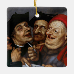 Quentin Matsys - Der Kaufvertrag Keramikornament