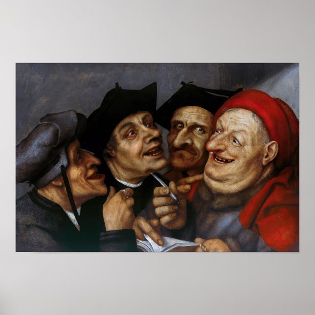 Quentin Matsys - Der Kaufvertrag Poster (Vorne)