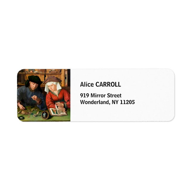 Quentin Matsys - Der Moneylender und seine Ehefrau (Vorne)