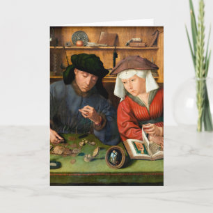 Quentin Matsys - Der Moneylender und seine Ehefrau Karte