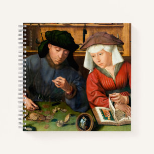 Quentin Matsys - Der Moneylender und seine Ehefrau Notizbuch