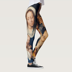 Quentin Matsys - Die Anbetung der Heiligen Drei Kö Leggings