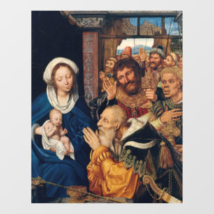 Quentin Matsys - Die Verehrung der Magi Fensteraufkleber