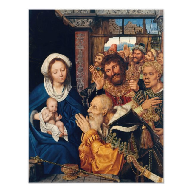 Quentin Matsys - Die Verehrung der Magi Fotodruck (Vorne)