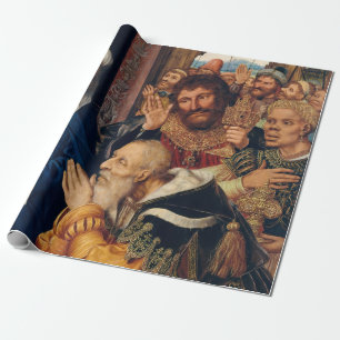 Quentin Matsys - Die Verehrung der Magi Geschenkpapier
