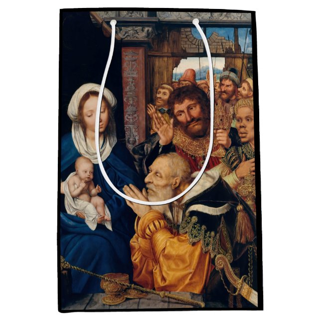 Quentin Matsys - Die Verehrung der Magi Mittlere Geschenktüte (Vorderseite)