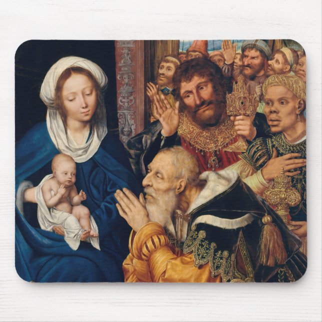 Quentin Matsys - Die Verehrung der Magi Mousepad (Vorne)