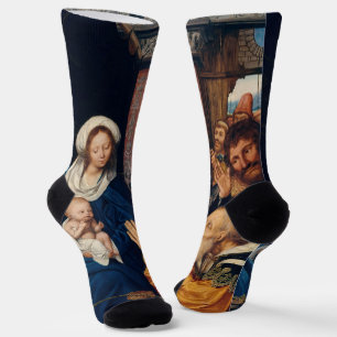Quentin Matsys - Die Verehrung der Magi Socken