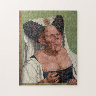 Quentin Matsys - Eine Groteske Alte Frau Puzzle