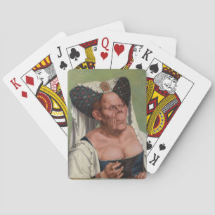 Quentin Matsys - Eine Groteske Alte Frau Spielkarten