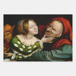 Quentin Matsys - Matched Lovers Geschenkpapier Set