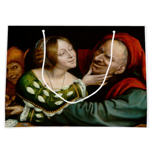 Quentin Matsys - Matched Lovers Große Geschenktüte (Vorderseite)