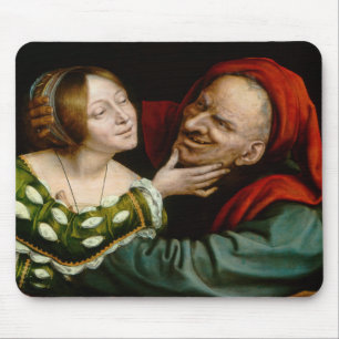 Quentin Matsys - Matched Lovers Mousepad