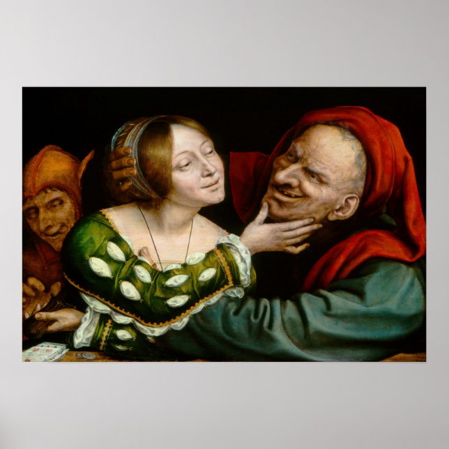 Quentin Matsys - Matched Lovers Poster (Vorne)