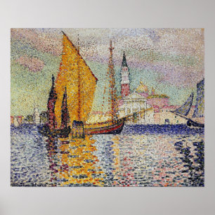 Quer - San Giorgio Maggiore, Venedig, 1903 Poster