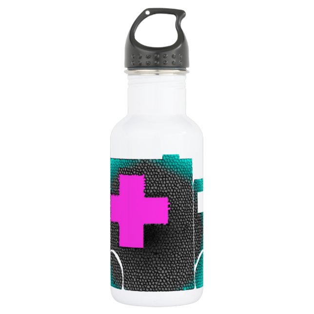 querer blauer Krankenwagenkrankenschwester emt Edelstahlflasche (Vorderseite)