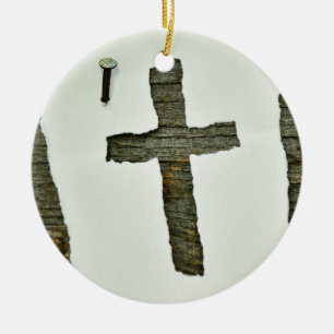 Querer weißer Jesus Keramik Ornament
