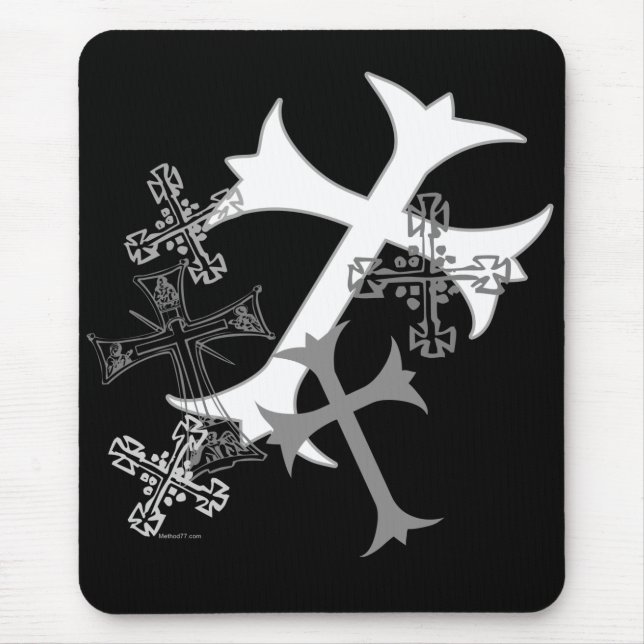 Queres grafisches Mousepad (Vorne)