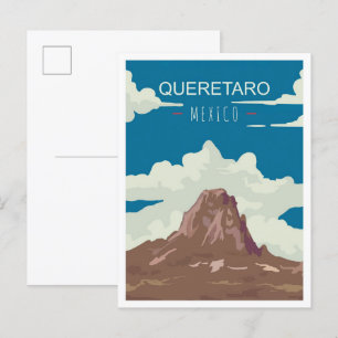 Queretaro Mexico Art Vintage Reisevorführung Postkarte