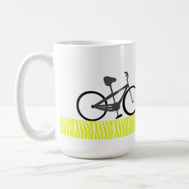 Querfeldein-Fahrrad Tasse (Links)