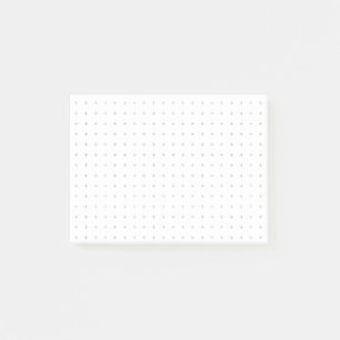 Quergitter-Zeichenpapiers- mit Post-it Klebezettel