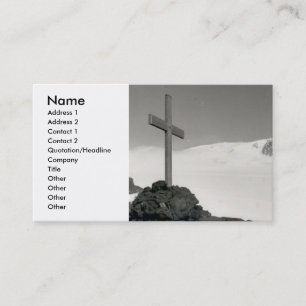 Querkarte Visitenkarte