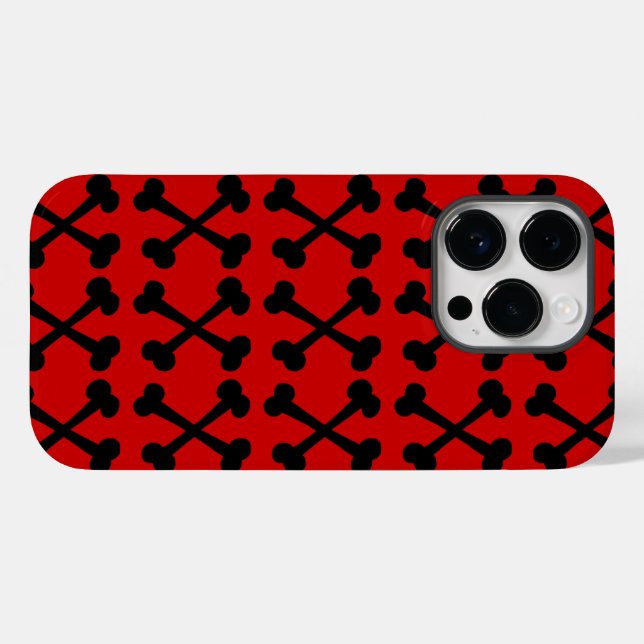 Querknochen Case-Mate iPhone Hülle (Rückseite (Horizontal))