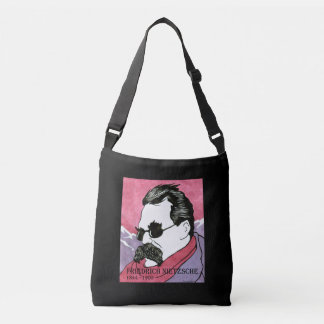 Querleichensack "Friedrich Nietzsche" Tragetaschen Mit Langen Trägern