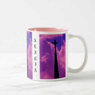 QUERnamensTasse Zweifarbige Tasse