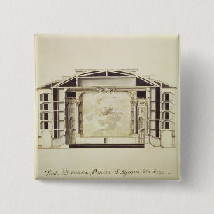 Querschnittsansicht eines Theaters auf dem Canal Button